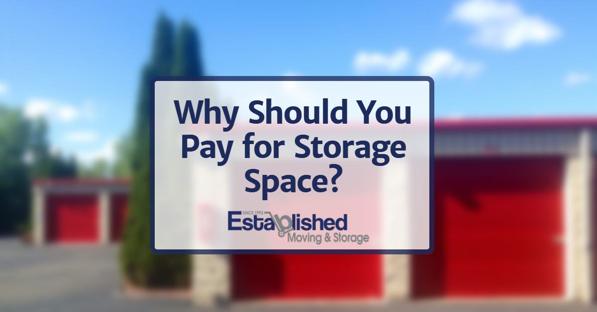 Why should you pay for storage space?